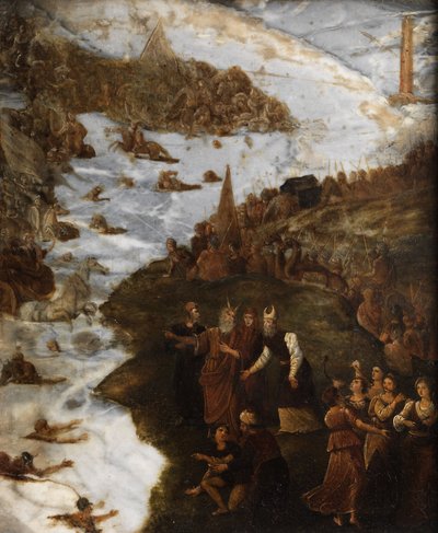 Parting of the Red Sea by Unbekannt Unbekannt